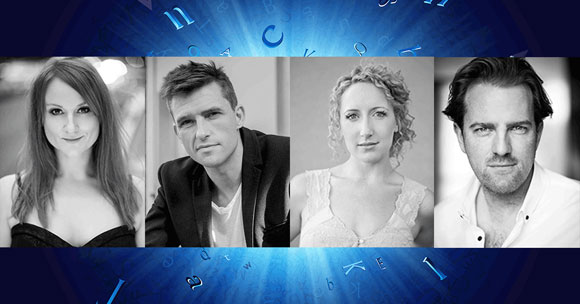 Left to right - Marika Aubrey, Daniel Frederiksen, Elise McCann and James Millar