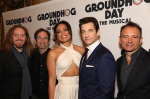 Tim, Danny Rubin, Barrett Doss (Rita), Andy Karl (Phil) & Matthew Warchus